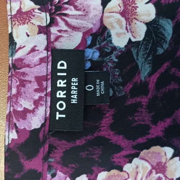 Harper Georgette Pullover 3/4 Sleeve Tunic Blouse - Picture 7 of 7